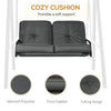 2 Seater Garden Swing Chair Outdoor Yard Patio Canopy Hammock Bench Loveseat