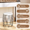 Dressing Table with LED Lights Mirror Stool 5 Drawers Vanity Makeup Desk Set