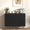Sideboard Buffet Cabinet with Adjustable Shelves, Black