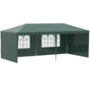 6m x 3m Garden Gazebo Marquee Canopy Party Tent Canopy Patio Green