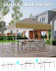 3x3m Pop Up Gazebo,Outdoor Garden Party Tent with Carry Bag,Adjustable Height