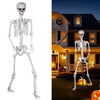Halloween Giant Skeleton, 240cm Poseable Full Body Skeleton