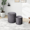 Small Footstool Ottoman Shoe Changing Stool Padded Foot Rest Entryway Livingroom