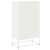 Sideboard White 68.5x38.5x123.5 cm Steel