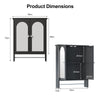 Black Bathroom Mirror Cabinet With Laundry Rack Wall Mounted For Bathroom Modern