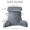 High Back Reading Pillow Back Rest Lumbar Support Arm Seat Cushion Lounger