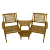 Wooden Companion Love Seat Cushions Garden Chairs Table Corner Bench Jack & Jill