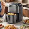 1000W Air Fryer 5 Modes Digital Touch Screen Mini Oven Oil Free DIY 2.5L Baskets