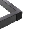 2x Industrial H71mm Steel Coffee Table Legs Trapezium Trapezoid Shape Bench Desk