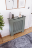White Radiator Cover MDF Small Large Modern Wood Slat Grill Cabinet Furniture