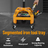 Heavy Duty Rolling Garage Stool with Tool Tray,Adjustable Height Mechanic Chair