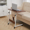 Height Adjustable Laptop Desk Mobile Bedside Table Overbed Computer Stand Office