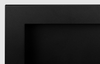 Bio fireplace 650x400 Slim Black with glass