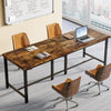 200 x 60cm Extra Long Computer Desk, Industrial Rectangular Double Office Desk