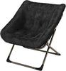Folding Saucer Foldable Moon Chair Camping Outdoor Soft Padded Seat No Assembly