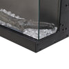 70inch Electric Fireplace LED Media Freestand/Inset Fire 3 Side Panoramic Remote