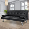 Sofa Bed Faux Leather Sofa Bed Recliner 3 Seater Luxury/Budget Modest