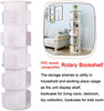 5 Tier 360° Rotary Bookshelf Display Floor Standing Bookcase Storage Rack Study