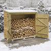 6x3 WOODEN GARDEN BIKE STORE OUTDOOR PENT BICYCLE SHED TOOL WALLSTORE STORAGE