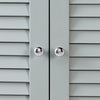 Bathroom Storage Cabinet | Grey Bathroom Cupboard with 2 Shelves |