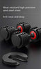 Black Adjustable Rotation Weight Gym Dumbbells 2 x 24kg - Pair Set (48KG Total)