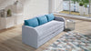 Sofa Bed with Storage Container Sleep Function Springs Comfy New TENUS II
