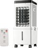 Portable Air Cooler, 15L Evaporative Air Cooler with 2 Ice Packs, Remote Control