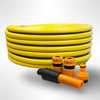 HoseFlo Premium Yellow Reinforced Garden Hose Pipe Range of Sizes 15 - 100 Metre