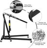 2Ton Hydraulic Folding Engine Crane Stand Hoist Lift Jack Garage Workshop Adjust
