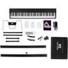 ♬Mustar 88 Semi Weighted Keys Digital Piano PortableKeyboard Pedal Stand Stool