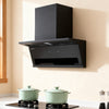 90cm Stainless Steel Wall Mount Powerful Cooker Hood Extractor Fan Touch Control