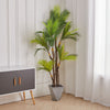 200cm/6.5FT Artificial Palm Tree Fake Plant in Pot Indoor Outdoor Decoration UK