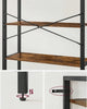 Vintage Industrial Bookcase Display Storage Shelving Unit Rustic Style Me