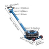 Pneumatic Triple Air Bag Jack Folding Handle 3 Ton 6600 lbs 40cm Car Lift Height