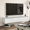 Floating TV Stand Cabinet for 70 Inch TVs High Gloss Wall Mounted TV Unit 160cm