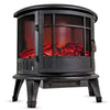 Electric Fireplace Log Burning Flame Effect Stove Fire Heater Thermal Wood 1800W