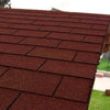 Pack of 18 Red 3-Tab Felt Shingles Shed Roofing Tile Asphalt Roof Shingle 2.61m²