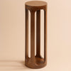 Wooden Round 23" Sofa Side End Table 2 Shelf Bedroom Night Stand Space Saving