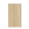 Modern Large Wooden 2 Door Wardrobe with Hanging Rails Bedroom Storage Furniture