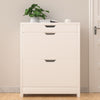 Shoe Cabinet Rack Wooden Shoes Storage Stand Cupboard with 2 Flip Mpkhjubmqkidjb