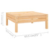 Garden Lounge Set Outdoor Furniture Set Sofa 8 Piece Solid Pinewood