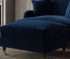 Brand new Set of soft lounge furniture Navy Velvet 3+2+love seat with footstool