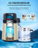 CO-Z 4L 750W Water Distiller Machine Stainless Steel Purifier Distilling Golden