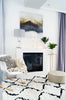Asne portal bio-fireplace white matt