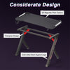 100/120cm RGB Gaming Desk Computer Desks with LED Lights Cool Gaming Atmosphere