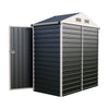 3-10FT Galvanised Garden Storage Shed Outdoor Apex /Pent Roof Log Tool House Box