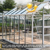 14 Pack 4mm Clear Polycarbonate Roofing Sheets Twinwall Panels Greenhouse Sheet