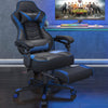 Ergonomic Computer Gaming Chair Office Recliner Massage Lumbar Support Blue Home