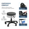 Black Massage Bed Beauty Salon Massage Table Therapy Couch with Stool