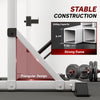 Adjust Pair of Barbell Squat Racks Stand Weight Lifting Bench Press Gym